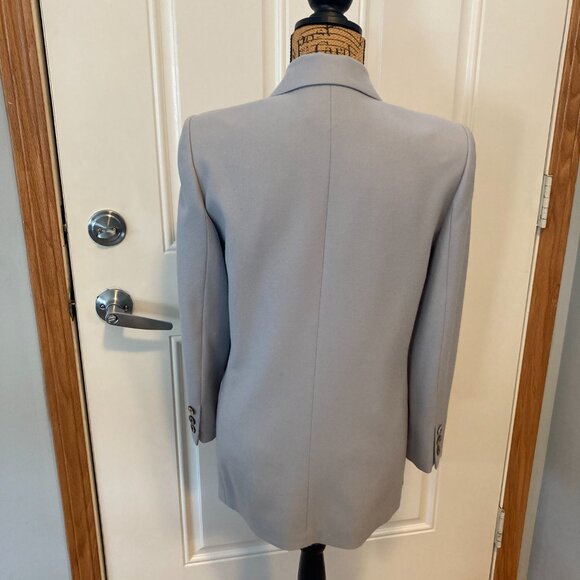 Blue Gray Wool Blazer Jacket EUC Women Size S - Picture 3 of 16